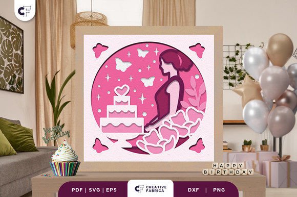 Quinceanera 3D Paper Cut Shadow Box Review