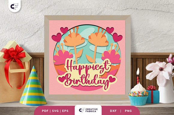 Review: Happiest Birthday 3D Shadow Box SVG
